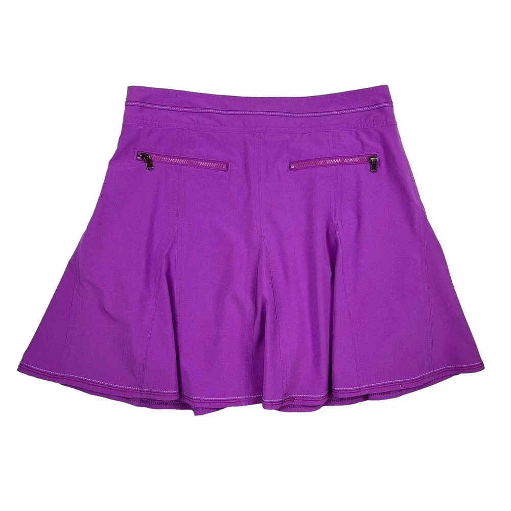Title Nine Nimblene Swingtastic Skort  Women's 6  Purple Skort w Inner Shorts - Picture 2 of 4